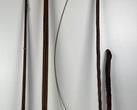 Collection of Antique Tribal Wood Handmade Weapons & Hunting Tools