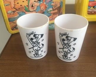 Huckleberry hound plastic cups