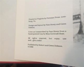 Middleburg and Nearby by VME Edom Smith PHD. Limited edition signed and numbered. 2 Copies available