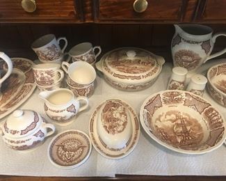 Meakin- Straffordshire -"Fair Winds" china pieces