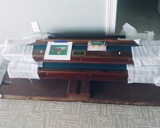 Antique Brunswick Monarch Cushion Pool Table