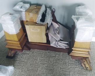 Antique Brunswick Monarch Cushion Pool Table