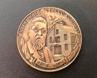 RJ Reynolds Centennial Brass Coin