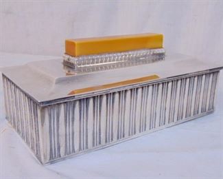 Deco Barbour silver box by Albert Feinauer