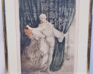 Louis Icart etching, Casanova