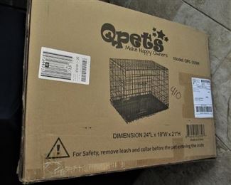 THIS DOG CAGE WAS ORDERED AND WITH SHIPPING $63.87 NEVER OPENED ASKING $35.
