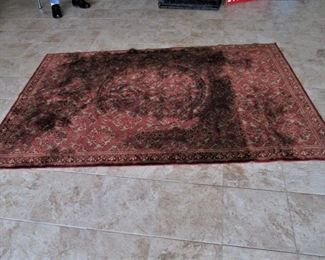 SILK RUG PROBABLY 1960-70S 5X8 ORIG. PRICE $150