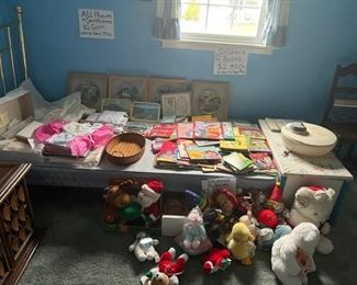 Bedroom Three - Children's Books, Stuffed Animals, Furniture - Cribs 