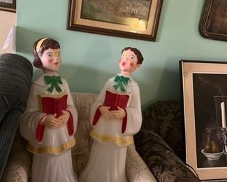 Religious Choir Light Up Lawn Figurines 