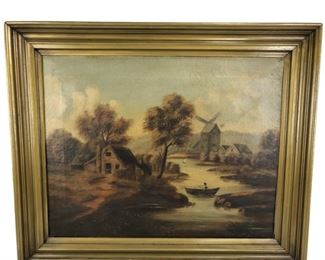 
19th Century Oil On Canvas, Signed Annie H.