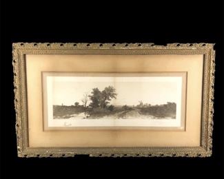 
19th Century Engraving, Signed Ernest C. Rost 