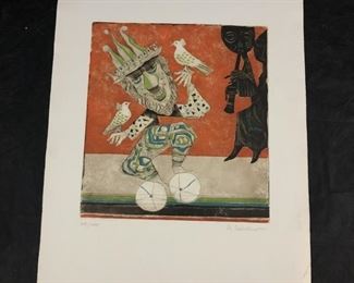 
Alfred Finsterer (1908-1996) Lithograph, Pencil Signed & Numbered 49/100 