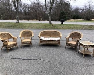 
Rattan Patio Furniture 5-Piece Set