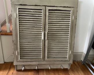 Rustic hanging cabinet