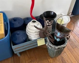 Vases, Decor, Ceramic Canisters