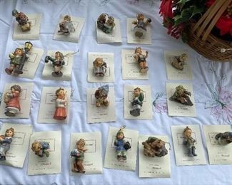 21 more Hummel Christmas ornaments 