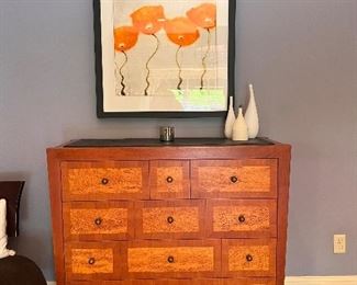 Baker Slate Top Chest of Drawers