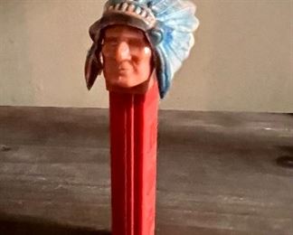 1960s Indian Chief w/ Blue Marbleized Headdress