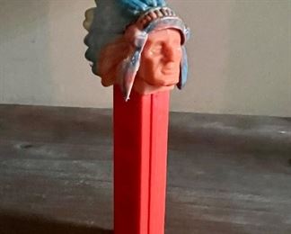 1960s Indian Chief w/ Blue Marbleized Headdress