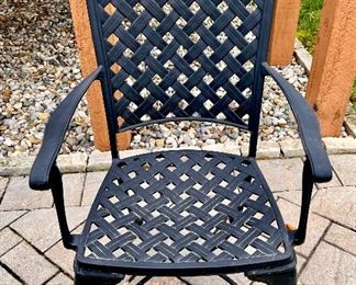 Summer Classics Provance Outdoor Patio Set / Table and Chairs / Patio Chairs / Cast Aluminum Patio Set