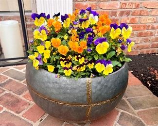 Outdoor Planter Pots w/ Flowers