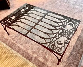 Restoration Hardware Iron Gate Coffee  Table