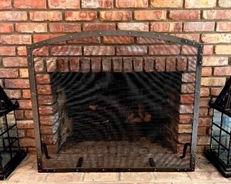 Iron Fireplace Screen