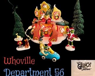 Department 56 Cindy Lou Who’s Illuminated Christmas Village Scene