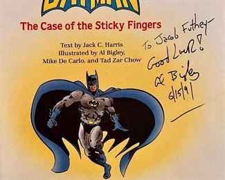 Signed Batman Book