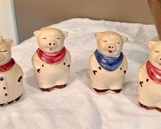 Shawnee Piggy Salt and Pepper Shakers