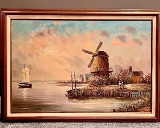 Signed Oil Painting