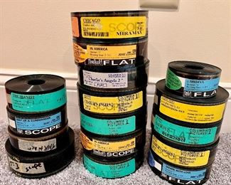 Vintage Movie Theater Movie Trailer Film Reels