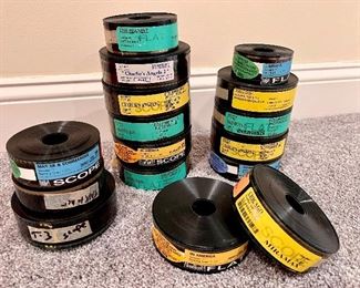 Vintage Movie Theater Movie Trailer Film Reels