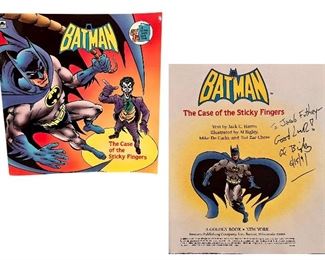 Signed Batman Book