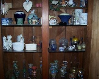 MORE FLOWER VASES & MISC.