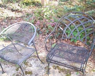 WIRE MESH CHAIRS