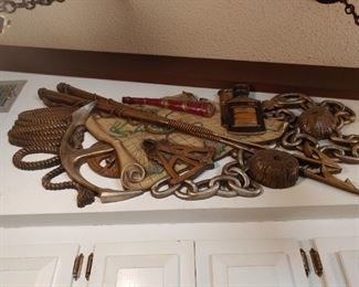 Perfect wall decor for your tiki bar. 