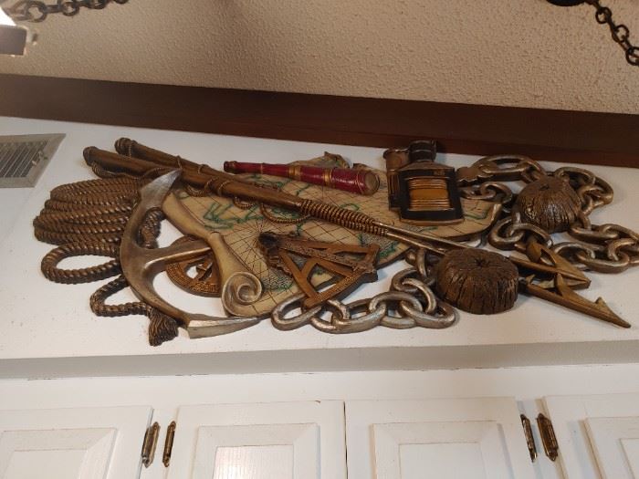 Perfect wall decor for your tiki bar. 