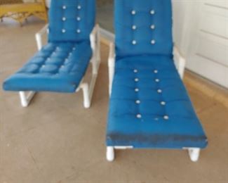 PVC Chaise with cushions