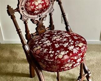 Mid 1800s antique chair - bedroom