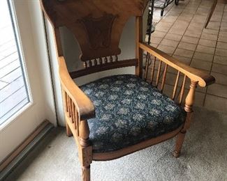 Antique wooden chair - dining room 