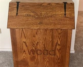 Firewood bin - basement 