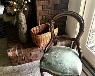 Vintage chair - basement 