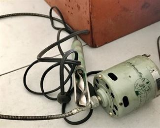 vintage electric fish scaler - garage