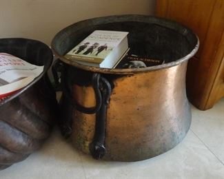 Very Large Vintage Copper Kettle