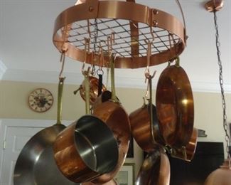 Assorted Copper Cook Ware