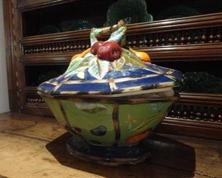 Tracy Porter Hand Painted Tureen Viridian Collection (see other pieces pictured)