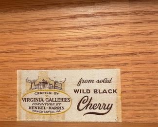 Incredible Henkel-Harris Wild Black Cherry King Bedroom Collection crafted by Virginia Galleries