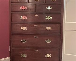 Incredible Henkel-Harris Wild Black Cherry King Bedroom Collection crafted by Virginia Galleries Chest of Drawers