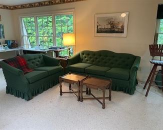 Vintage Sofa and Loveseat